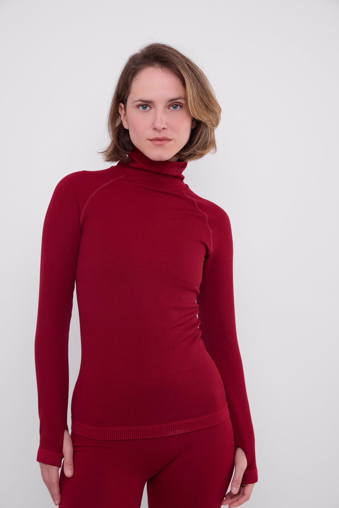 LAAX Red Thermal Base Layer Set