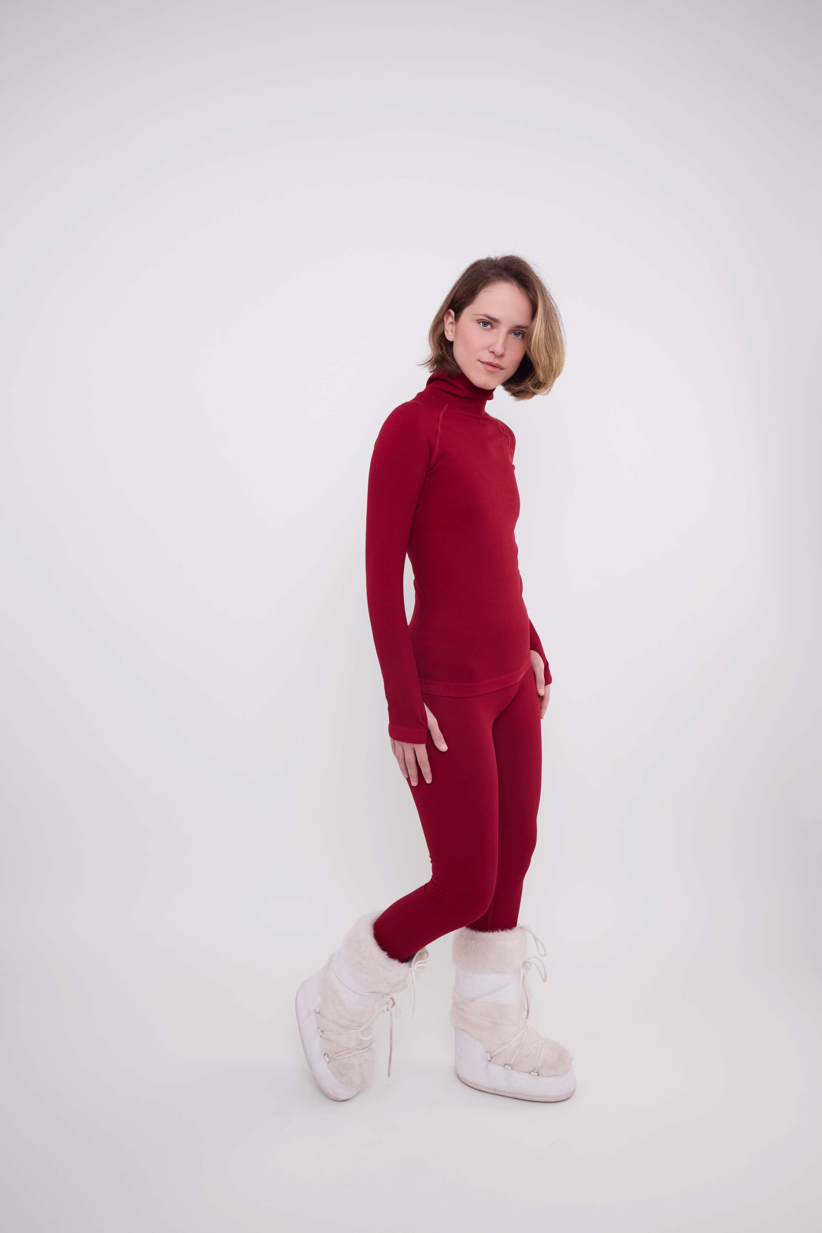 LAAX THERMAL BASE LAYER LEGGING RED