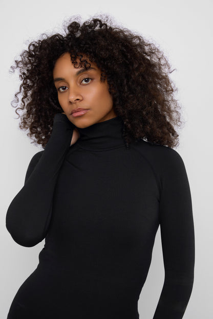 LAAX Black Thermal Base Layer Set