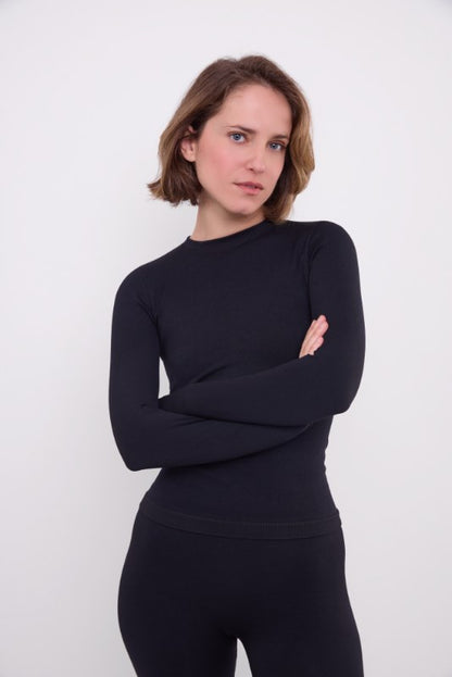 GSTAAD Black Thermal Base Layer Set