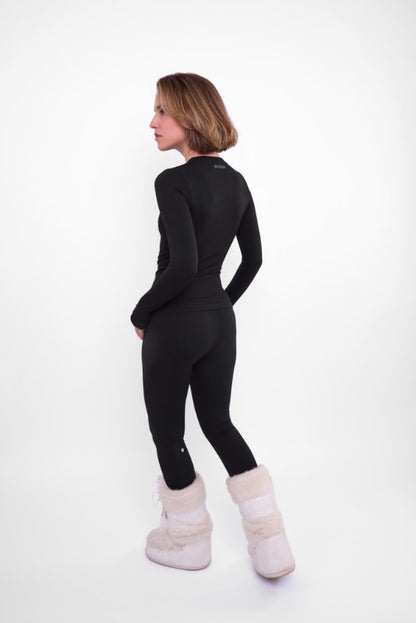 GSTAAD Black Thermal Base Layer Set