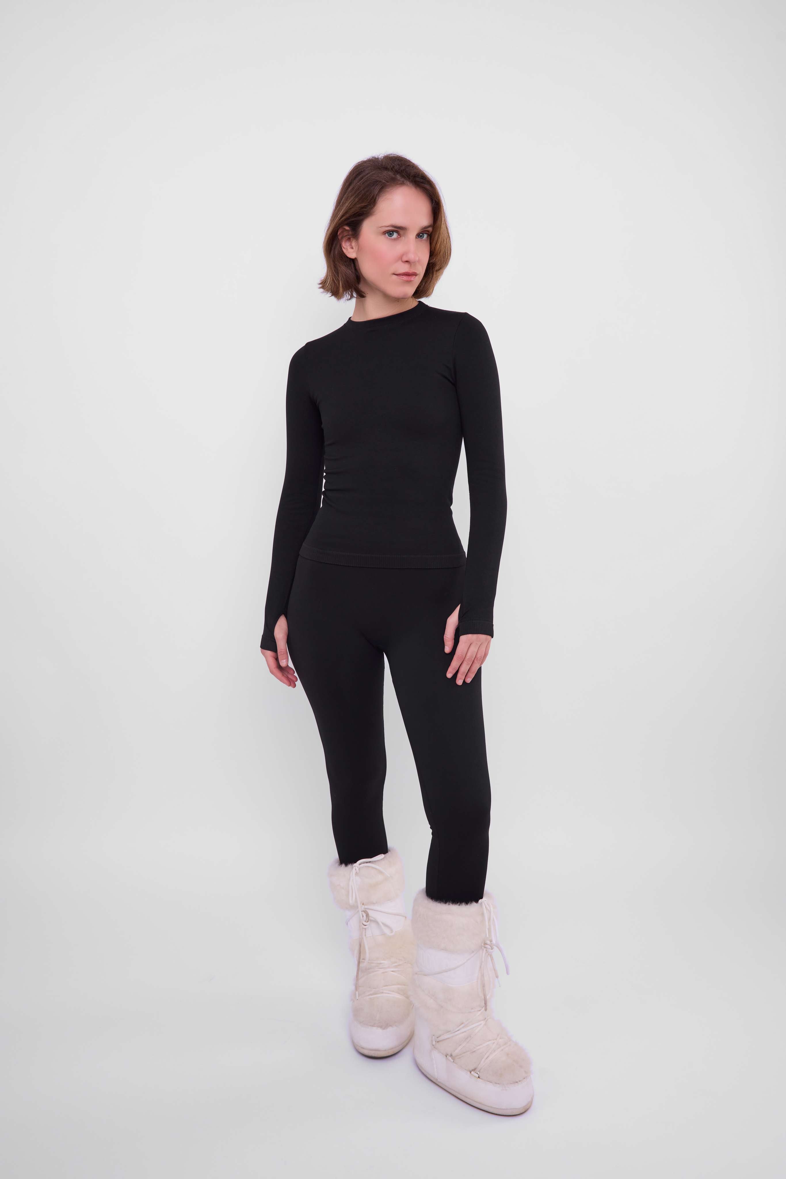 GSTAAD THERMAL BASE LAYER LEGGING BLACK