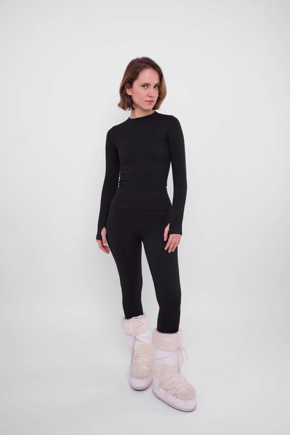 GSTAAD THERMAL BASE LAYER LEGGING BLACK